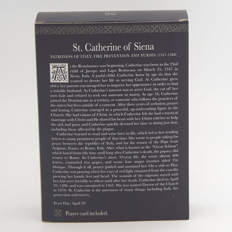 Catherine - St. Catherine of Siena Figure 3.75"H