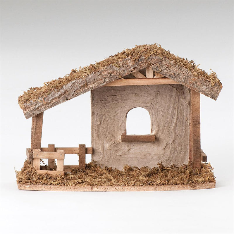 Fontanini 10.5"H Stucco Stable for 5" Scale Nativity Figure