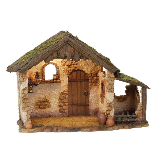 Fontanini 10"H Lighted Resin Stable 5" Scale Nativity Figure; with Cord