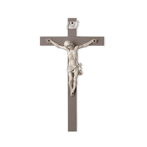 Fontanini Gray Crucifix with Carrara Corpus 12" H