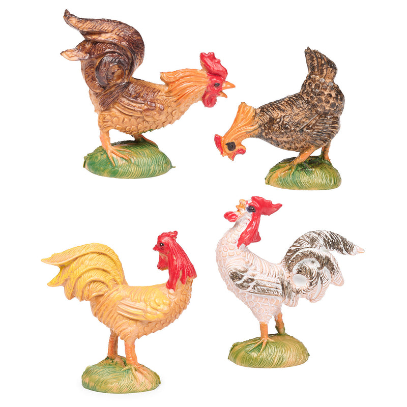 Barnyard Birds 12pc Set 5" Scale