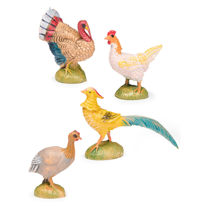 Barnyard Birds 12pc Set 5" Scale