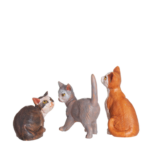 Cat Family 3pc Set 5" Scale