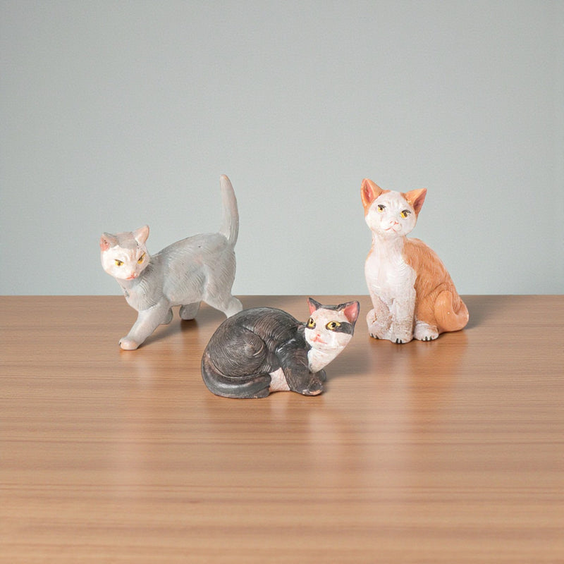 Cat Family 3pc Set 5" Scale