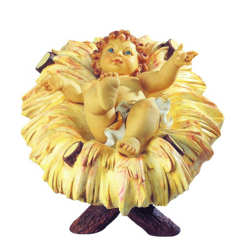 Fontanini 50" Scale Infant with Manger Nativity Figure (52300 + 52303)