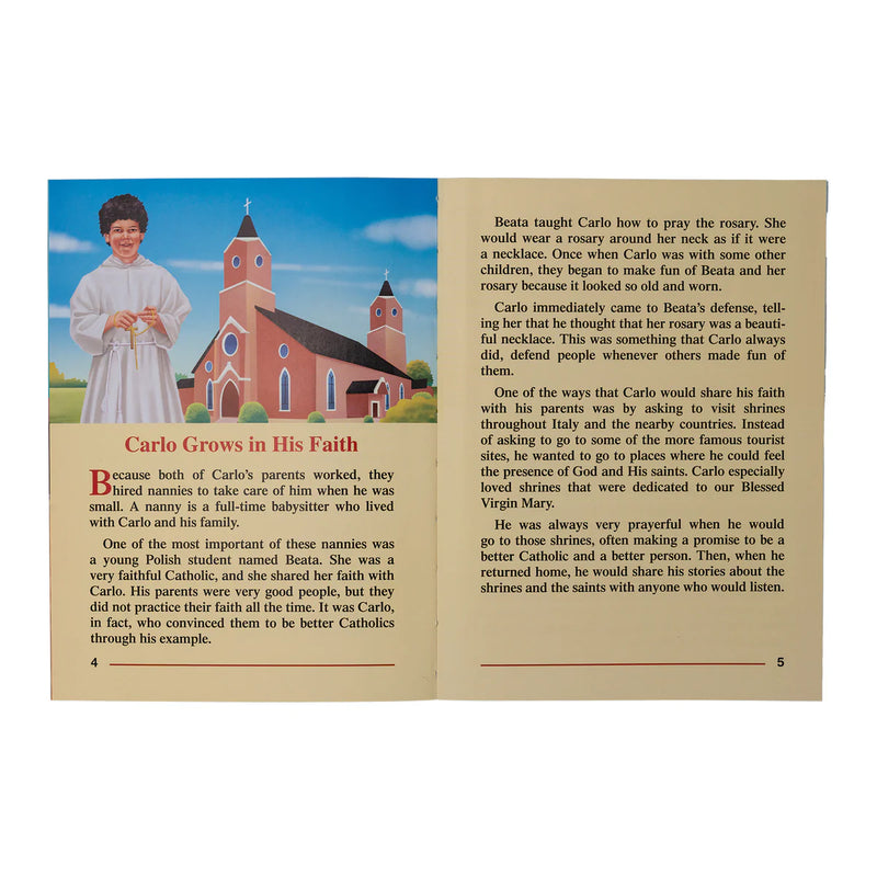 Blessed Carlo Acutis Children's Picture Book | Saint Story for Kids | Catholic Book Publishing