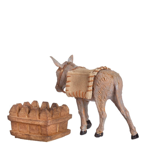 Mary's Donkey with Food Trough 5" Scale