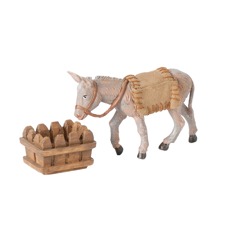 Mary's Donkey with Food Trough 5" Scale