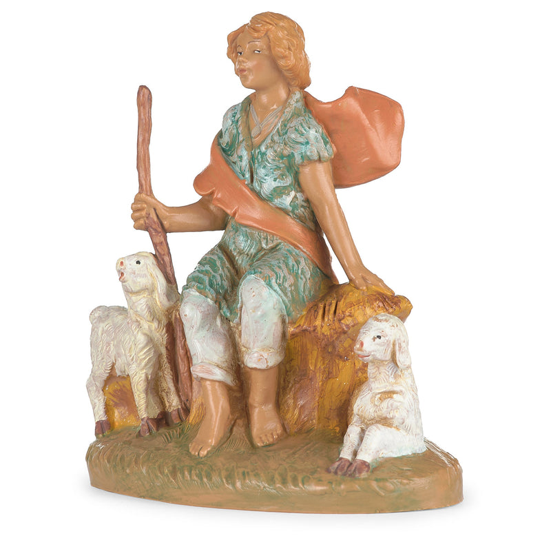 Peter the Shepherd Boy Sitting 5" Scale