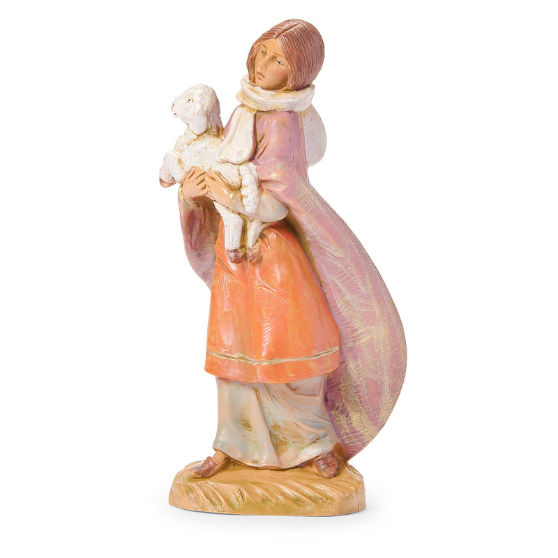 Emma the Shepherdess with Lamb 5" Scale