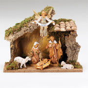 Fontanini 5" Scale 6 Figure Nativity with Italian Stable