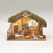 Fontanini 9 Figure Nativity with Italian Stable 5" Scale