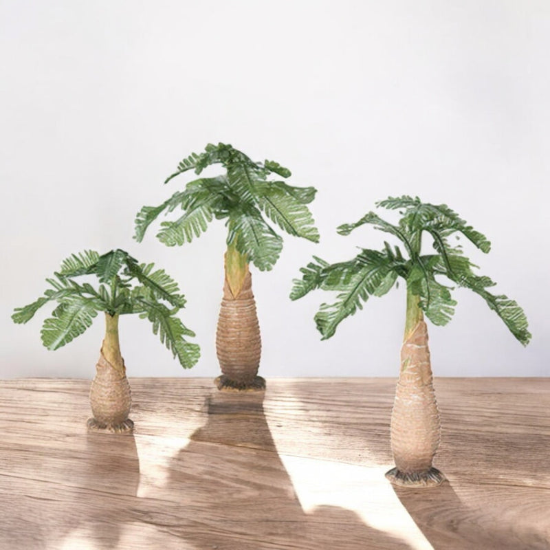 Palm Tree 3pc Set 8"H