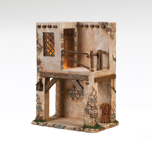Fontanini 17.5"H Lighted Bethlehem Inn for 7.5" Scale Nativity Figure