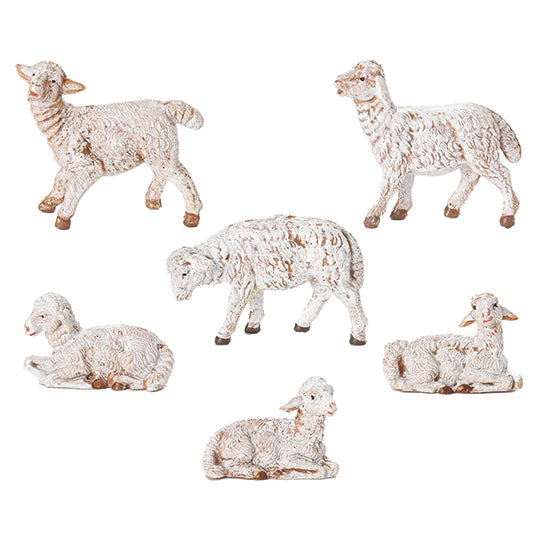 Sheep 6pc Set 3.5" Scale