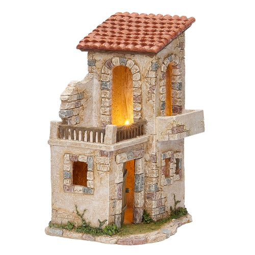 Fontanini 15"H LED Bethlehem Inn for 5" Scale Nativity Figure