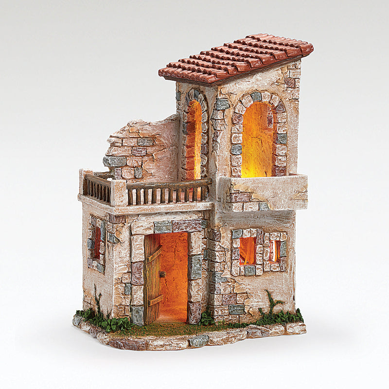 Fontanini 15"H LED Bethlehem Inn for 5" Scale Nativity Figure