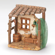 Fontanini 6.75"H Fishing Shop for 5" Scale Nativity Figure