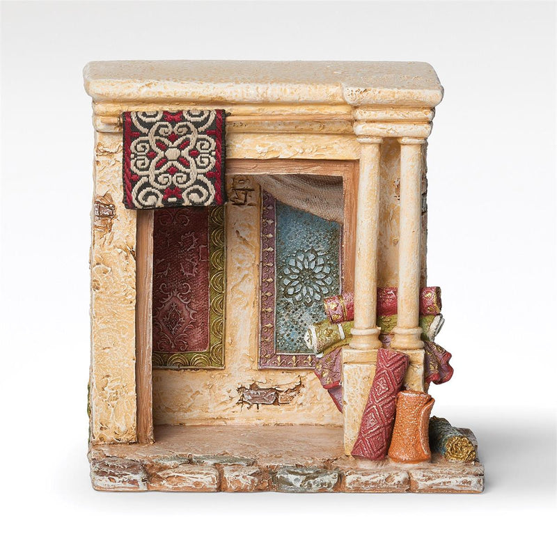 Fontanini 8"H Rug Merchant Shop for 5" Scale Nativity Figure