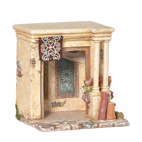 Fontanini 8"H Rug Merchant Shop for 5" Scale Nativity Figure