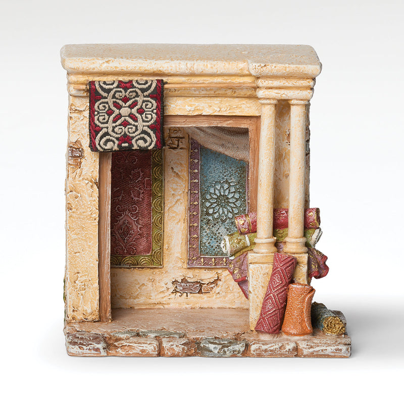 Fontanini 8"H Rug Merchant Shop for 5" Scale Nativity Figure