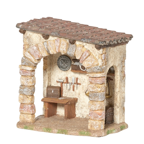 Fontanini 7"H Silversmith Shop for 5" Scale Nativity Figure