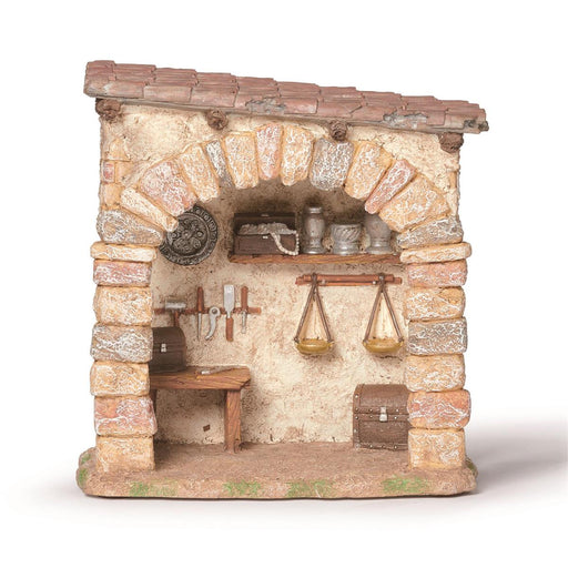 Fontanini 7"H Silversmith Shop for 5" Scale Nativity Figure