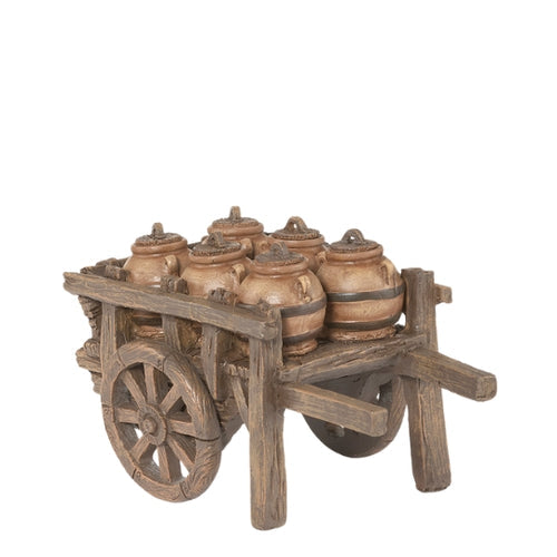 Cart with Pots 3.5"H