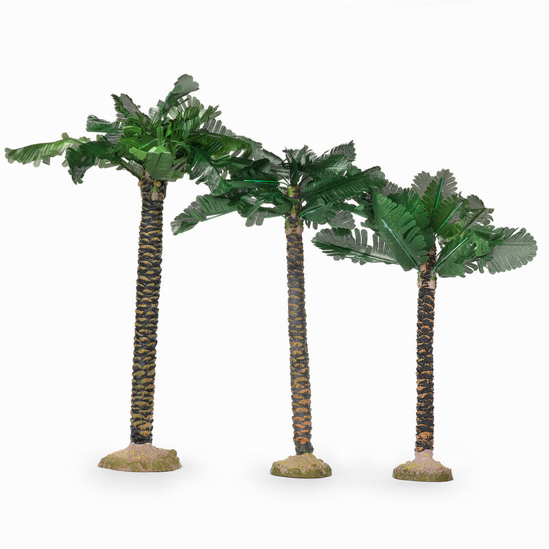 Palm Tree 3pc Set 9.5"H