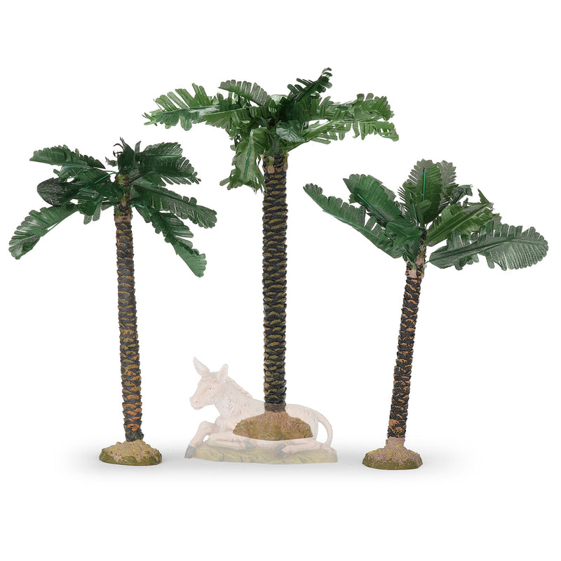 Palm Tree 3pc Set 9.5"H