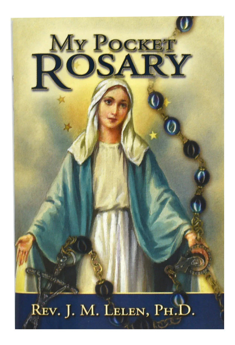 My Pocket Rosary Book by Rev. J. M. Lelen | Rosary Guide Booklet