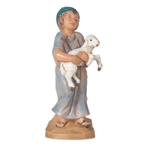 Silas the Shepherd Boy with Sheep 5" Scale