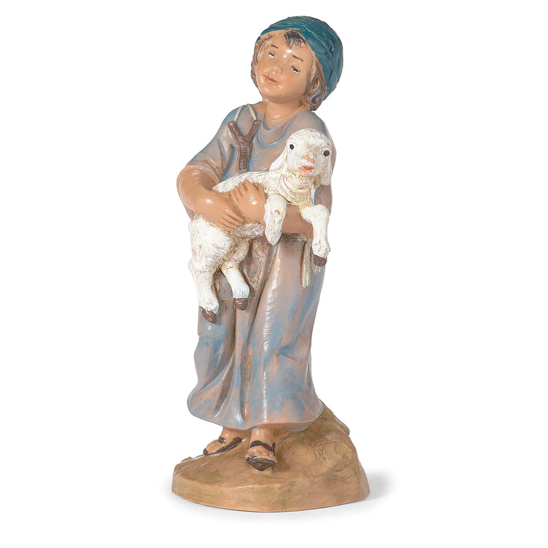 Silas the Shepherd Boy with Sheep 5" Scale