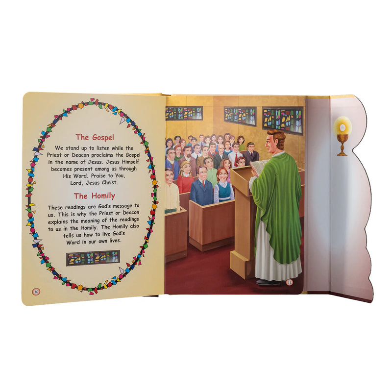 A Child's First Mass Book: Carry Along Board Book for Catholic Kids