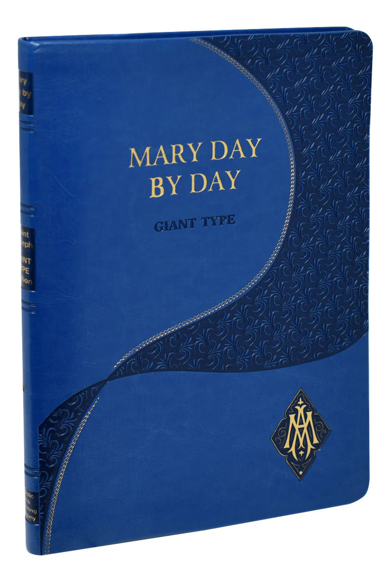 Mary Day by Day: Giant Type Edition, Daily Meditations, Catholic Book Publishing