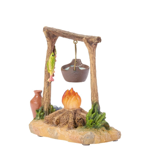 Campfire LED with Pot 3.75"H