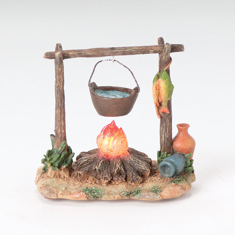 Campfire LED with Pot 3.75"H