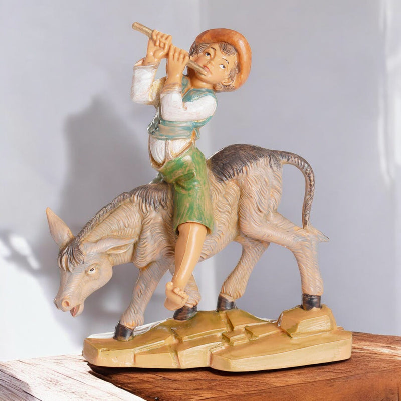 Dominic Boy with Donkey 5" Scale