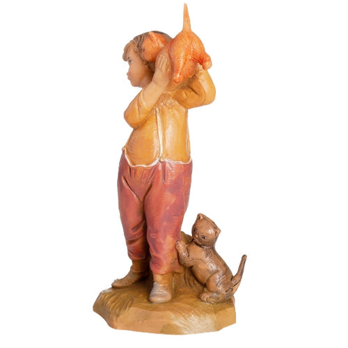 Seth Boy with Cats 5" Scale