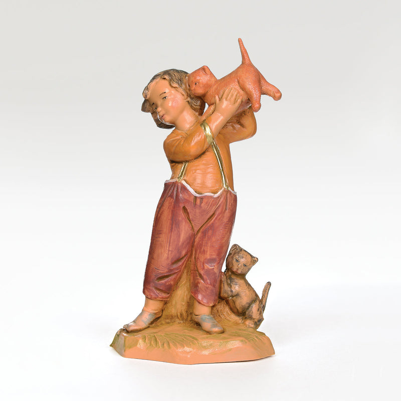 Seth Boy with Cats 5" Scale