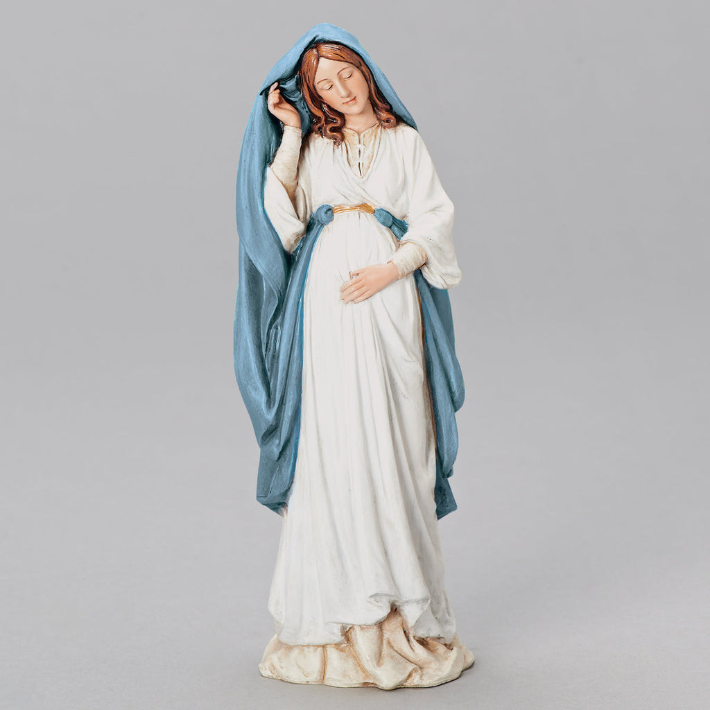 Pregnant Mary Statue 8.75"H