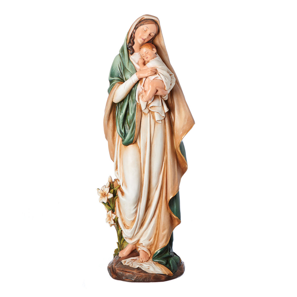 Madonna and Child Statue 16.25"H