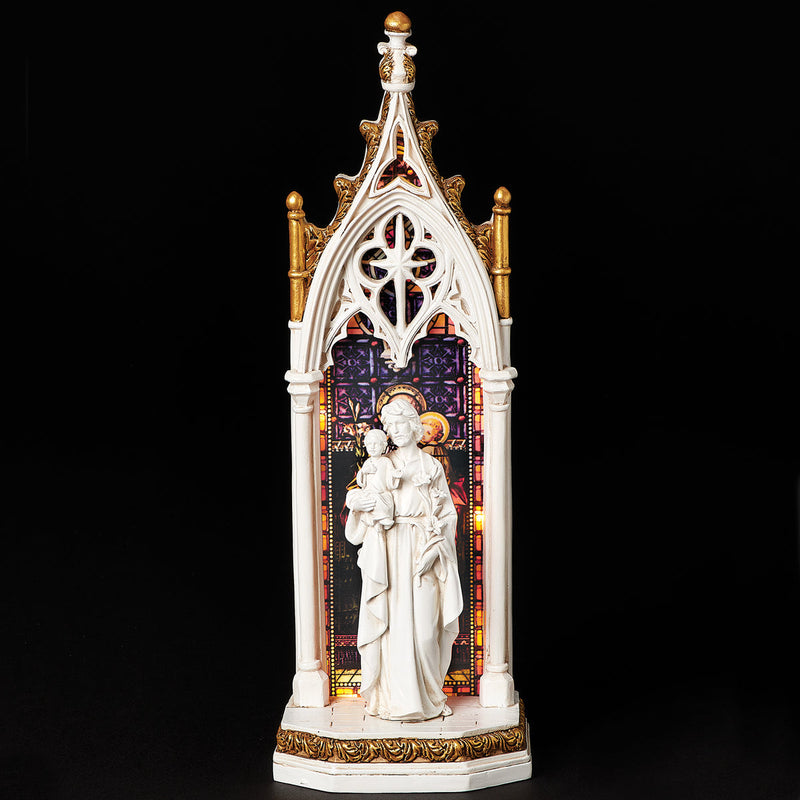 Joseph - St. Joseph LED Arch Window Figure 11.75"H