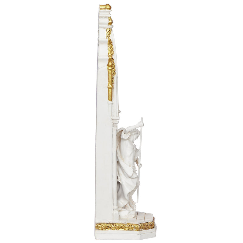 Michael - St. Michael LED Arch Window Figure 11.75"H