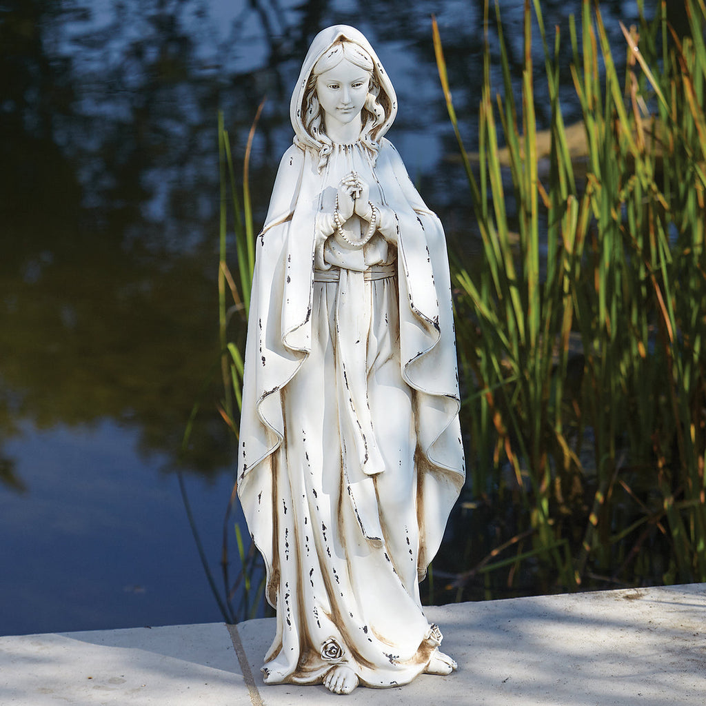 Our Lady of Lourdes Garden Statue 23"H
