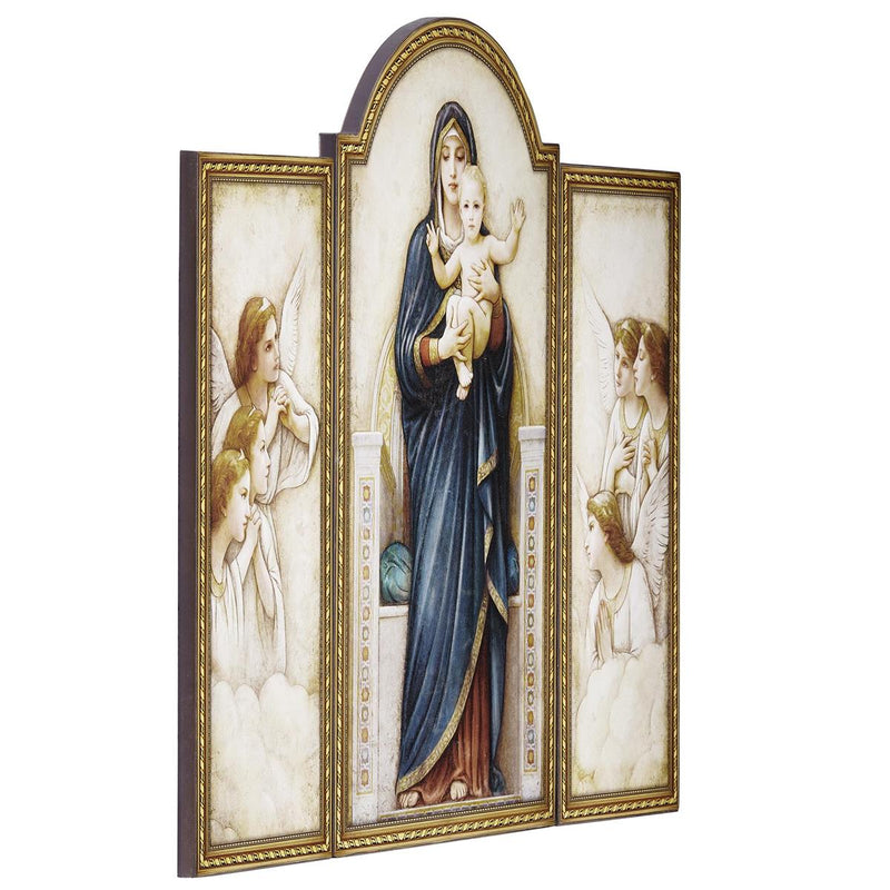 Joseph's Studio 20"H Virgin Mary Triptych Panel 26"W - additional product view
