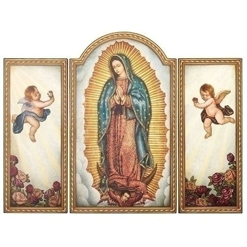 Our Lady of Guadalupe Triptych Panel 26"W