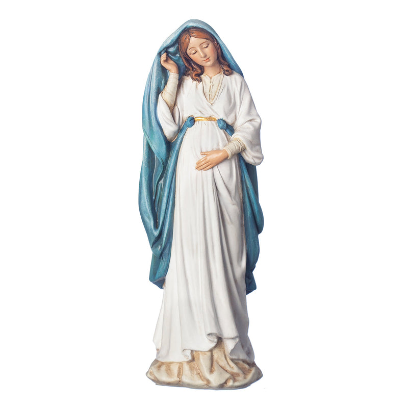 Pregnant Madonna Statue 6"H
