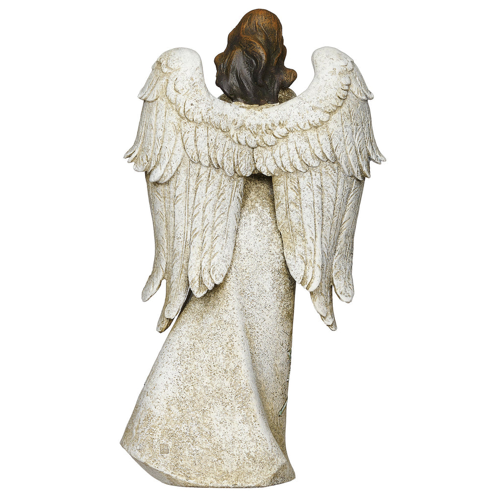 Memorial Angel with Dove 13.25"H