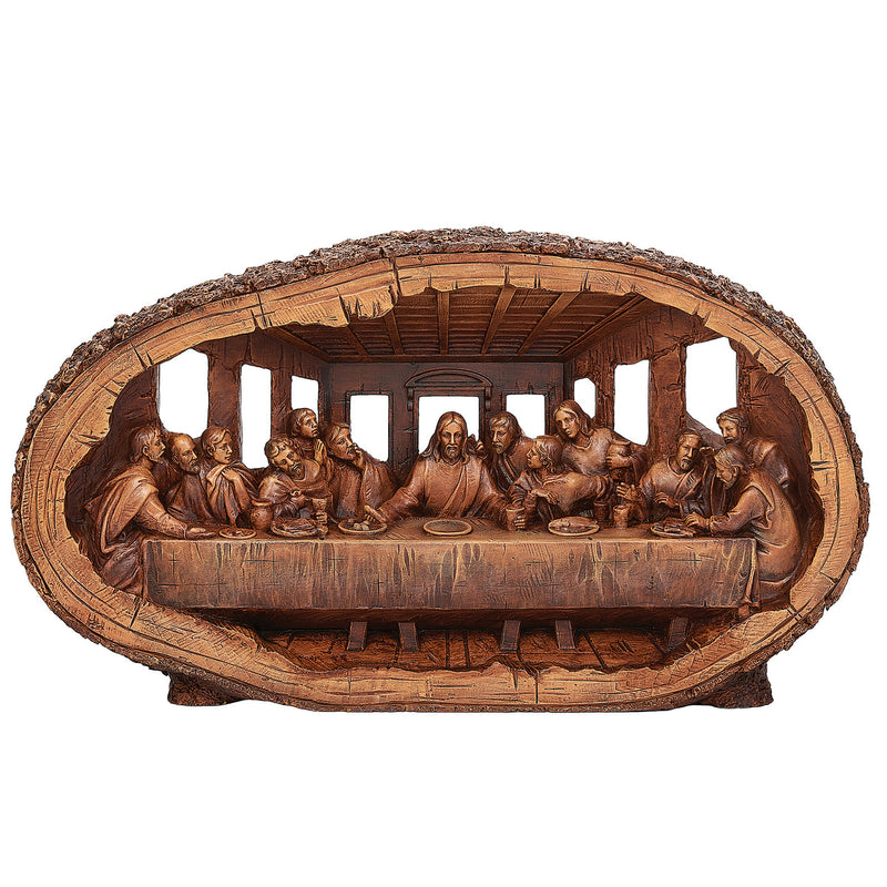 Last Supper Carved Figure 14.5"W